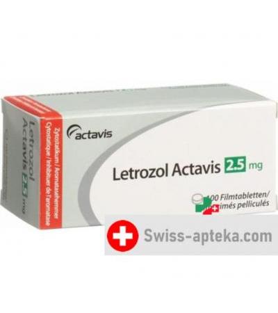 Летрозол Актавис 2.5 мг 100 таблеток покрытых оболочкой