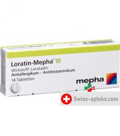 Лоратин Мефа 10 мг 14 таблеток