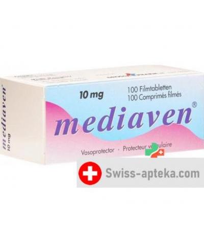 Медиавен10 мг 100 таблеток покрытых оболочкой