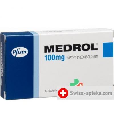 Медрол 100 мг 10 таблеток