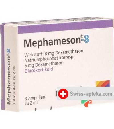 Мефамесон 8 мг/2 мл 3 ампул 2 мл раствор для инъекций