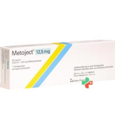 Методжект раствор для инъекций 12.5 мг/0.25 мл заполненный шприц 0.25 мл