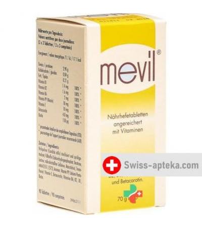 Мевил пивные дрожжи 90 таблеток
