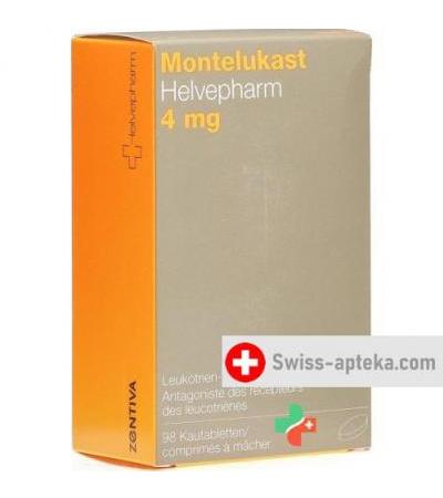 Монтелукаст Хельвефарм 4 мг 98 жевательных таблеток