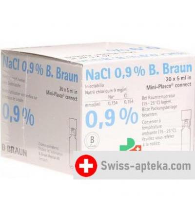 Натрия хлорид Браун 0.9% 5 мл