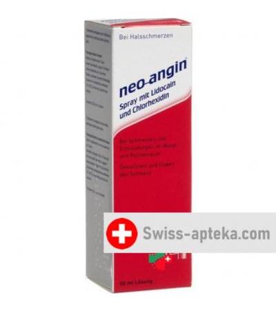 Нео Ангин M Лидок Хлоргекс 50 мл спрей
