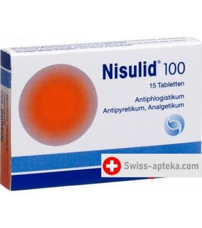 Нисулид 100 мг 15 таблеток