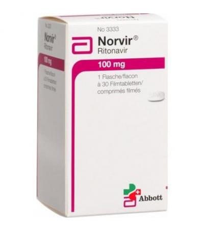 Норвир 100 мг 30 таблеток покрытых оболочкой
