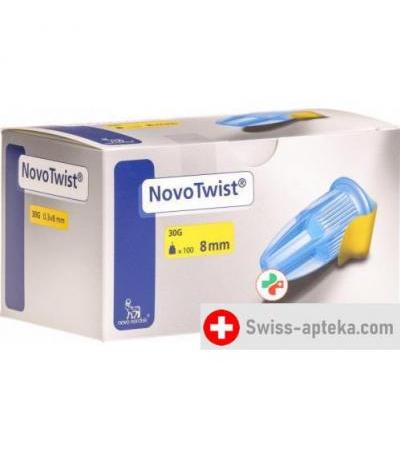 Novo Twist Injektionsnadeln 8мм 30г 100 штук