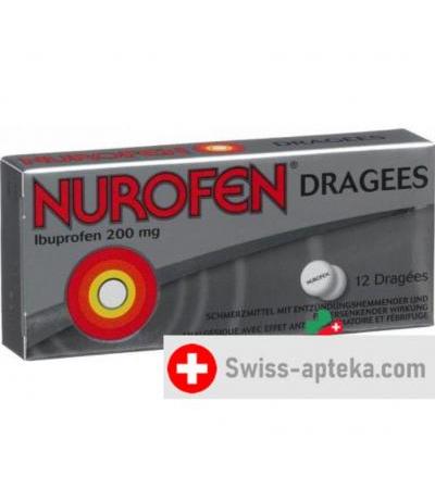 Нурофен 200 мг 12 драже