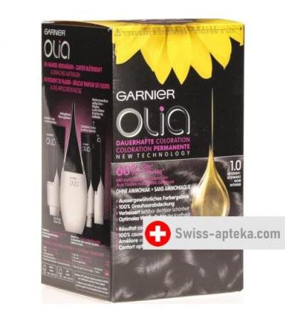 Olia цвет волос 1.0 Intensiv Schwarz