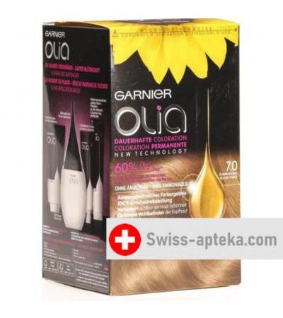 Olia цвет волос 7.0 Dunkelblond