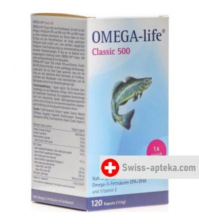 Omega Life гель в капсулах 500мг 120 штук