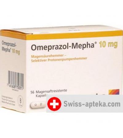 Омепразол Мефа 10 мг 56 капсул
