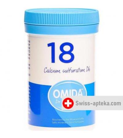 Omida Schussler No18 Calc Sulf в таблетках, D 6 100г