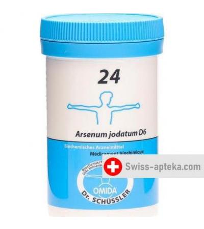 Omida Schussler No24 Arsenum Jod в таблетках, D 6 100г