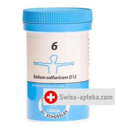Omida Schussler No6 Kal Sulf в таблетках, D 12 100г