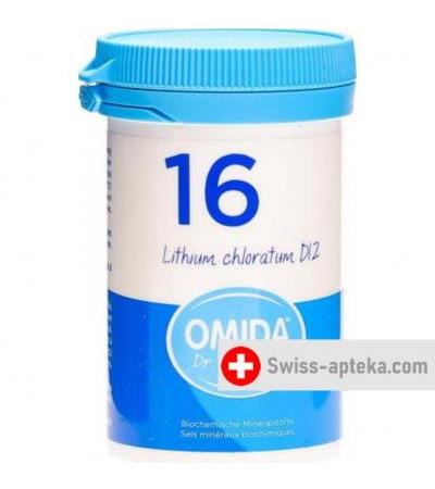 Omida Schussler Nr. 16 Lithium Chloratum в таблетках, D12 100г