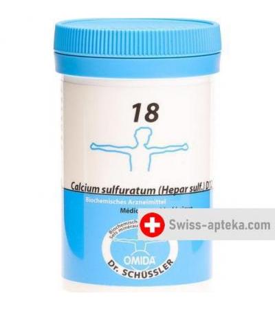 Omida Schussler Nr. 18 Calcium Sulfuratum в таблетках, D12 100г