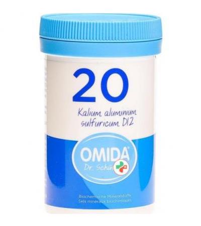 Omida Schussler Nr 20 Kalium Aluminium Sulfuricum в таблетках, D12 100г