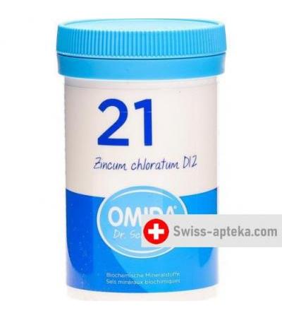 Omida Schussler Nr. 21 Zincum Chloratum в таблетках, D12 100г
