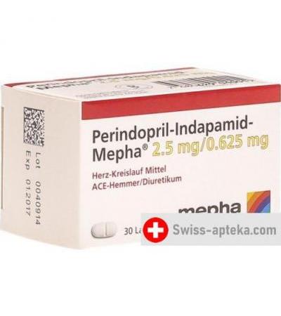 Периндоприл Индапамид-мефа 2.5/0.625 мг 30 капсул