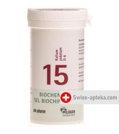Pflueger Schussler Nr. 15 Kal Jod в таблетках, D 6 100г