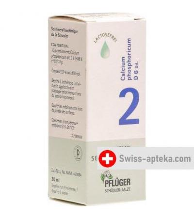 Pflueger Schussler Nr. 2 Calc Phos капли D 6 30мл
