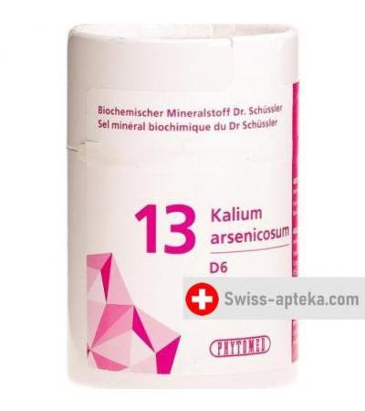Phytomed Schussler Nr. 13 Kal Arsen в таблетках, D 6 100г