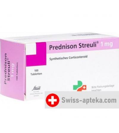Преднизон Штройли 1 мг 100 таблеток