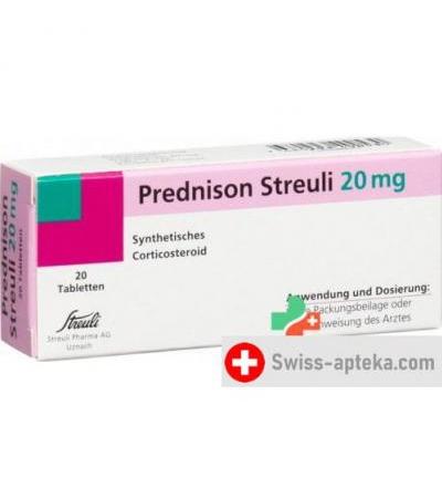 Преднизон Штройли 20 мг 20 таблеток
