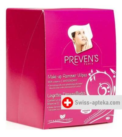 Preven’s Make-Up Remover Wipes Abschminktucher Display Nomade 18x 10 штук