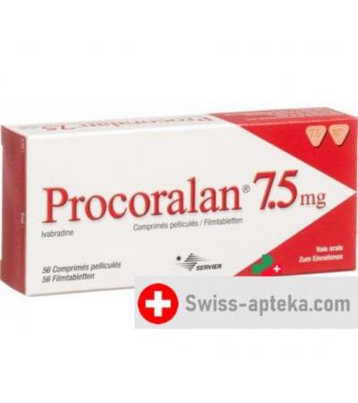 Прокоралан 7.5 мг 56 таблеток покрытых оболочкой