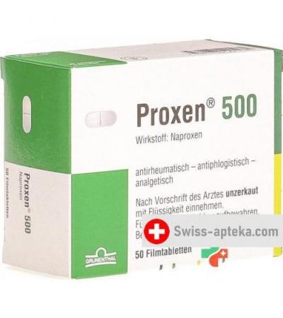 Проксен 500 мг 50 таблеток покрытых оболочкой