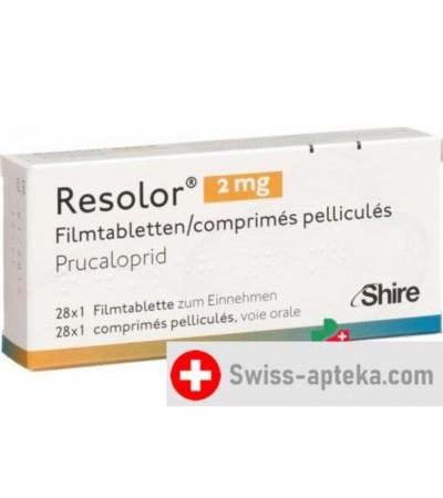 Резолор 2 мг 28 таблеток покрытых оболочкой