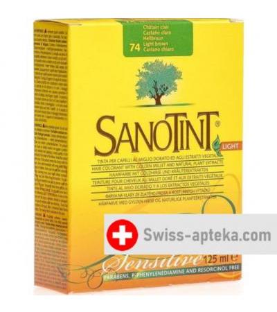 Sanotint Light цвет волос 74 Hellbraun