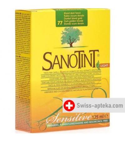Sanotint Light цвет волос 77 Dunkelblond Gold
