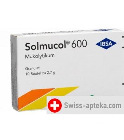 Солмукол 600 мг 10 пакетиков