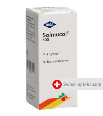Солмукол 600 мг 20 растворимых таблеток