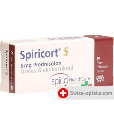 Спирикорт 5 мг 20 таблеток покрытых оболочкой