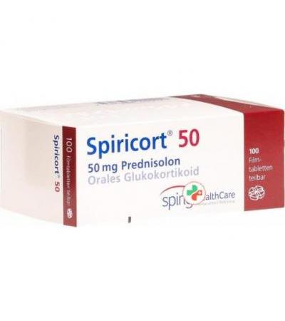 Спирикорт 50 мг 100 таблеток покрытых оболочкой