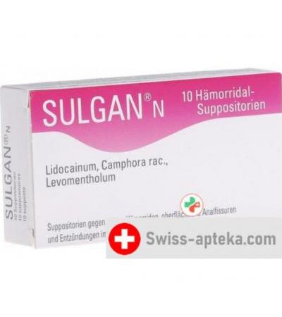 Sulgan N 10 Zapfchen