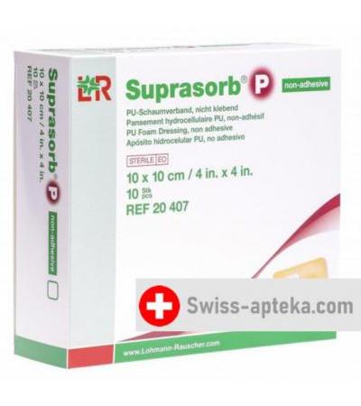 Suprasorb P Schaumverband 10x10см non Adhesiv 10 штук
