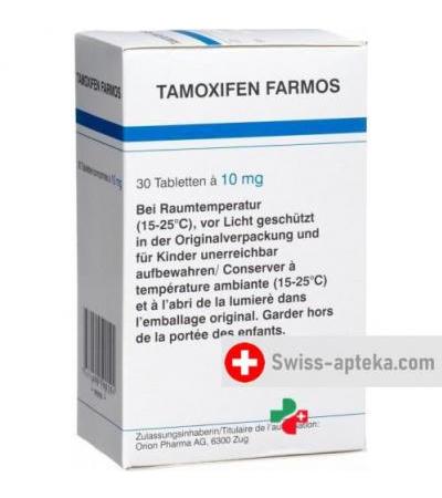 Тамоксифен Фармос 10 мг 30 таблеток