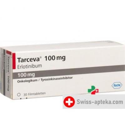 Тарцева 100 мг 30 таблеток покрытых оболочкой