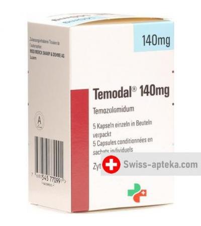 Темодал 140 мг 5 капсул