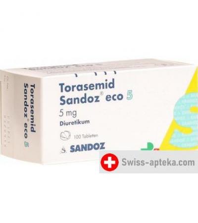Торасемид Сандоз ЭКО 5 мг 100 таблеток