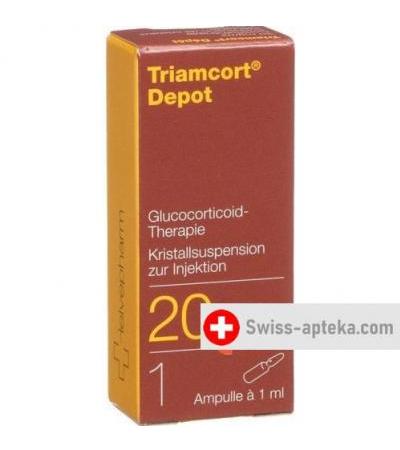 Триамкорт Депот 20 мг ампула 1 мл кристаллическаяьная суспензия