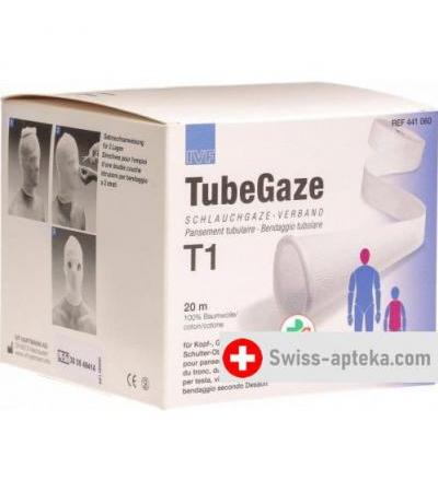 TubeGaze Schlauchgaze-Verband Weiss Nr T1 20m Korper