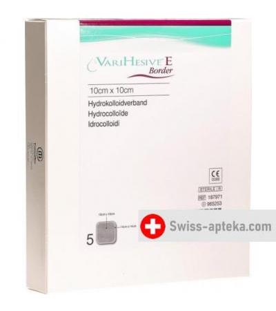 VariHesive E Border Hydrokolloidverband 10x10 / 14x14см 5 штук